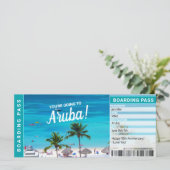 Carte Billet cadeau pour forfait Aruba Surprise Trip Boa (Debout devant)