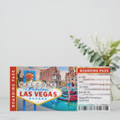 Carte Billet cadeau pour Las Vegas Surprise Trip Boardin (Debout devant)