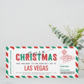 Carte Billet cadeau voyage Surprise Las Vegas (Debout devant)