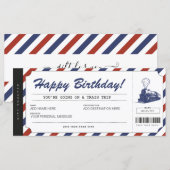 Carte Billet cadeau voyage train surprise (Devant / Derrière)