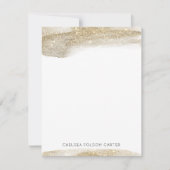 Carte Billet Champagne Gold Sparkstroke (Devant)