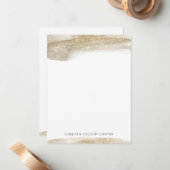 Carte Billet Champagne Gold Sparkstroke (Devant/Arrière en situation)