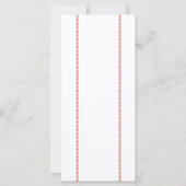 Carte Billet de baseball Rookie Red Blue Boy 1er anniver (Dos)