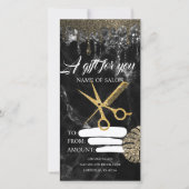 Carte Billet de certificat de boissons du bar salon (Devant)