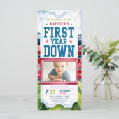 Carte Billet de jeu de football Photo 1er Anniversaire I (Debout devant)