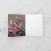 Carte Billet de Lily Splendor (Intérieur)