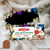 Carte Billet de nuit Neon Christmas Movie