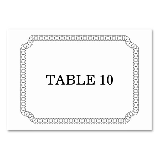 Carte Billet Encerclé en ébène (Devant)