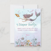 Carte Billet Mermaid Sous Bande De Mer Raffle (Devant)