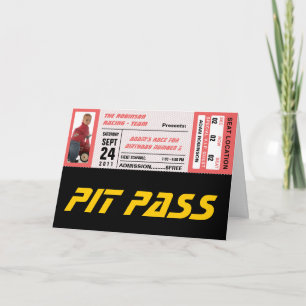 Carte Billet pour l'événement