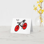 Carte Billet Vélo (Fleur jaune)