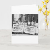 Carte Billets de suffrage pour femmes, 1917 (Fleur jaune)