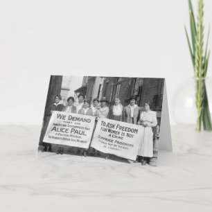 Carte Billets de suffrage pour femmes, 1917