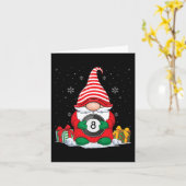 Carte Billiard Ball Gnomes de Noël mignon Billiard Ball (Fleur jaune)
