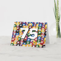 Billiard Balls Pour 75e Anniversaire