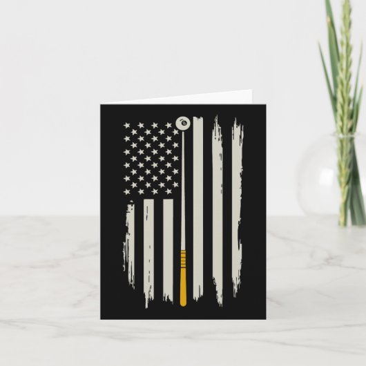 Carte Billiard Pool Player Billiards Table Etats-Unis Am (Devant)