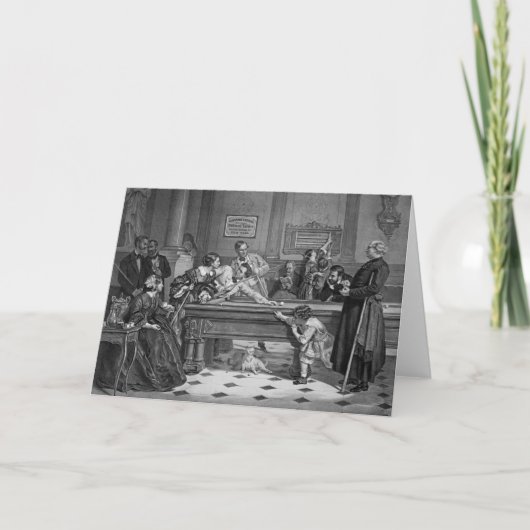 Carte Billiards familiaux 1891 (Devant)