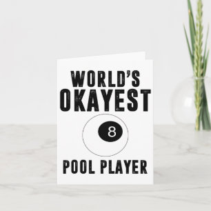 Carte Billiards Worlds Okayest Pool Player 8 Ll