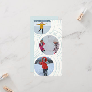Carte Billowy Snow- Tall Holiday Photo Card