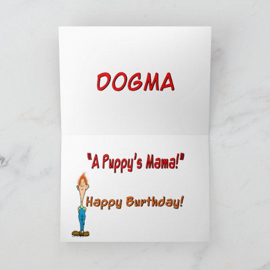 Carte Billy Bob's Word (Intérieur)