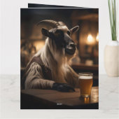 Carte Billy the Kid : Une chèvre entre dans un bar, (Dos)