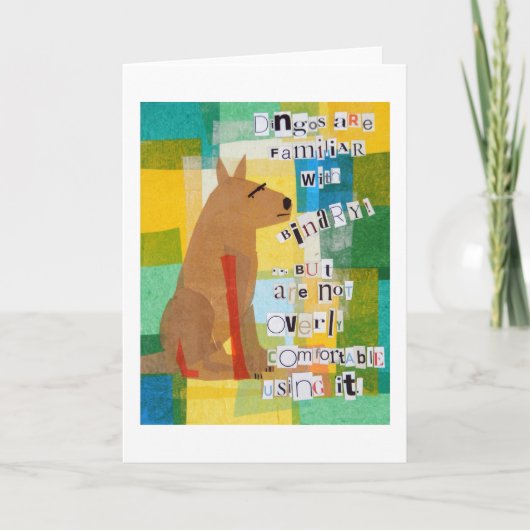 Carte Binary Dingo (Devant)