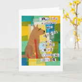 Carte Binary Dingo (Fleur jaune)