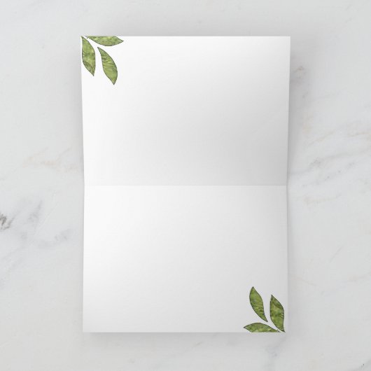 Carte BINDI PANDAS - arrière - plan de personnaliser (Intérieur)