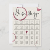 Carte Bingo Bingo (Devant)