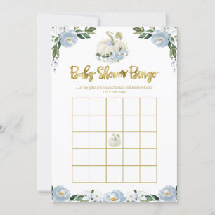 Carte Bingo de Baby Shower d'automne Pumpkin Boy