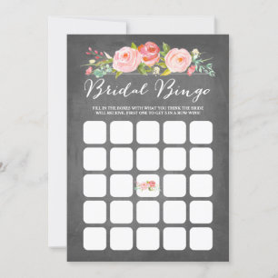 Carte Bingo de la garden-party de mariage