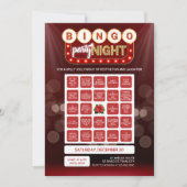 Carte Bingo de Noël (Devant)