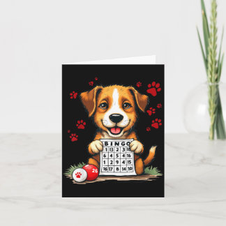 Carte Bingo et chien drôle Bingo Amour Bingo et chien Ca