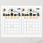 Carte Bingo Halloween (Devant)