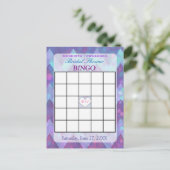 Carte Bingo | Purple Chevron (Debout devant)