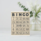 Carte Bingo vintage (Debout devant)