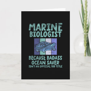 Carte Biologiste marin Biologie marine