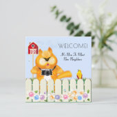 Carte Bird Accueille Chat Dans Le Quartier Nouvelle Mais (Debout devant)