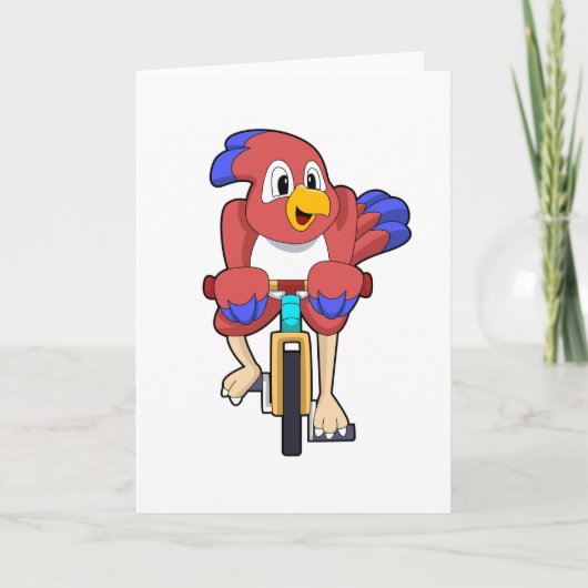 Carte Bird with bicycle (Devant)
