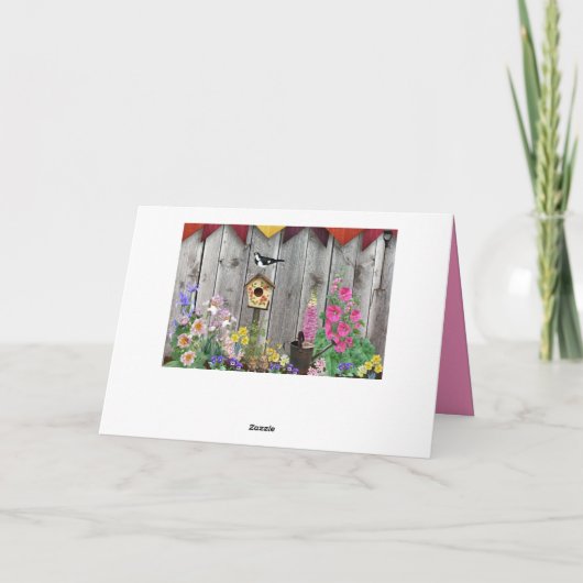 Carte Birdhouse Gardens (Dos)