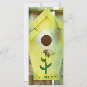 Carte Birdhouse par Shirley Taylor