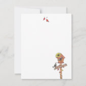 Carte Birdhouse Thanksgiving (Dos)