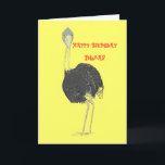 Carte Birthday<br><div class="desc">à Amusing Ochemidrawing fully customizable greetings card, change the name, unless your troning card to Thomas of course.</div>