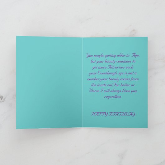 Carte birthday (Intérieur)