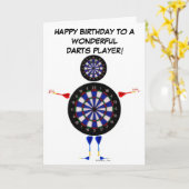 Carte Birthday (Fleur jaune)