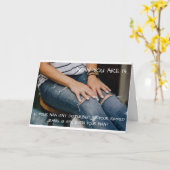 Carte Birthday (Fleur jaune)