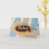 Carte birthday (Fleur jaune)