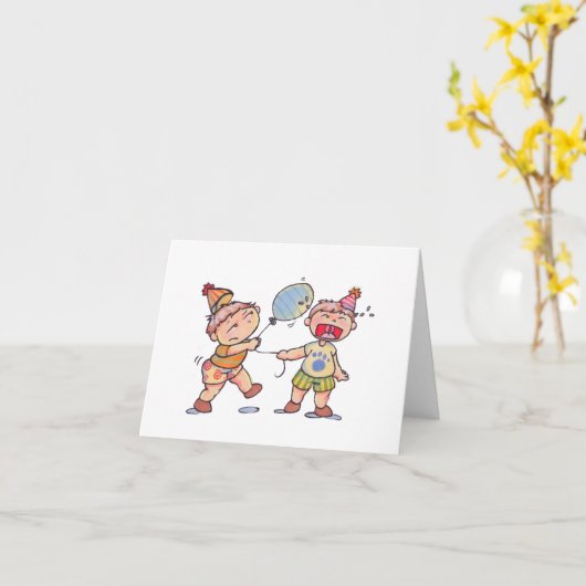 Carte Birthday (Fleur jaune)