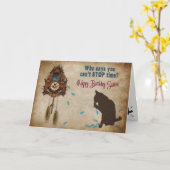 Carte Birthday (Fleur jaune)