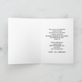 Carte Birthday, 100th, Bougainvillea, Birds, Waterfall (Intérieur)